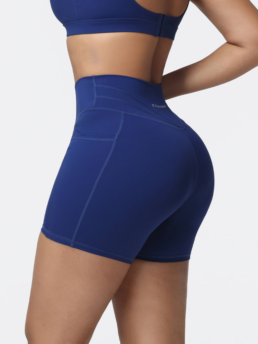 High-Rise Pockets Shorts