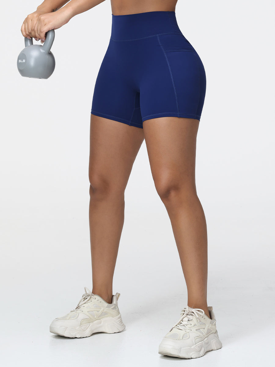 High-Rise Pockets Shorts