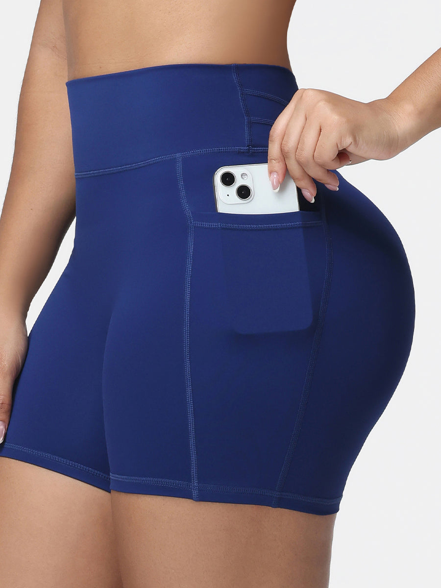 High-Rise Pockets Shorts