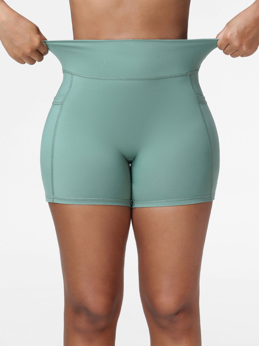 High-Rise Pockets Shorts