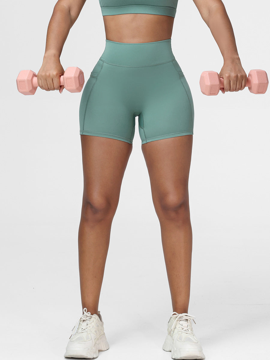 High-Rise Pockets Shorts