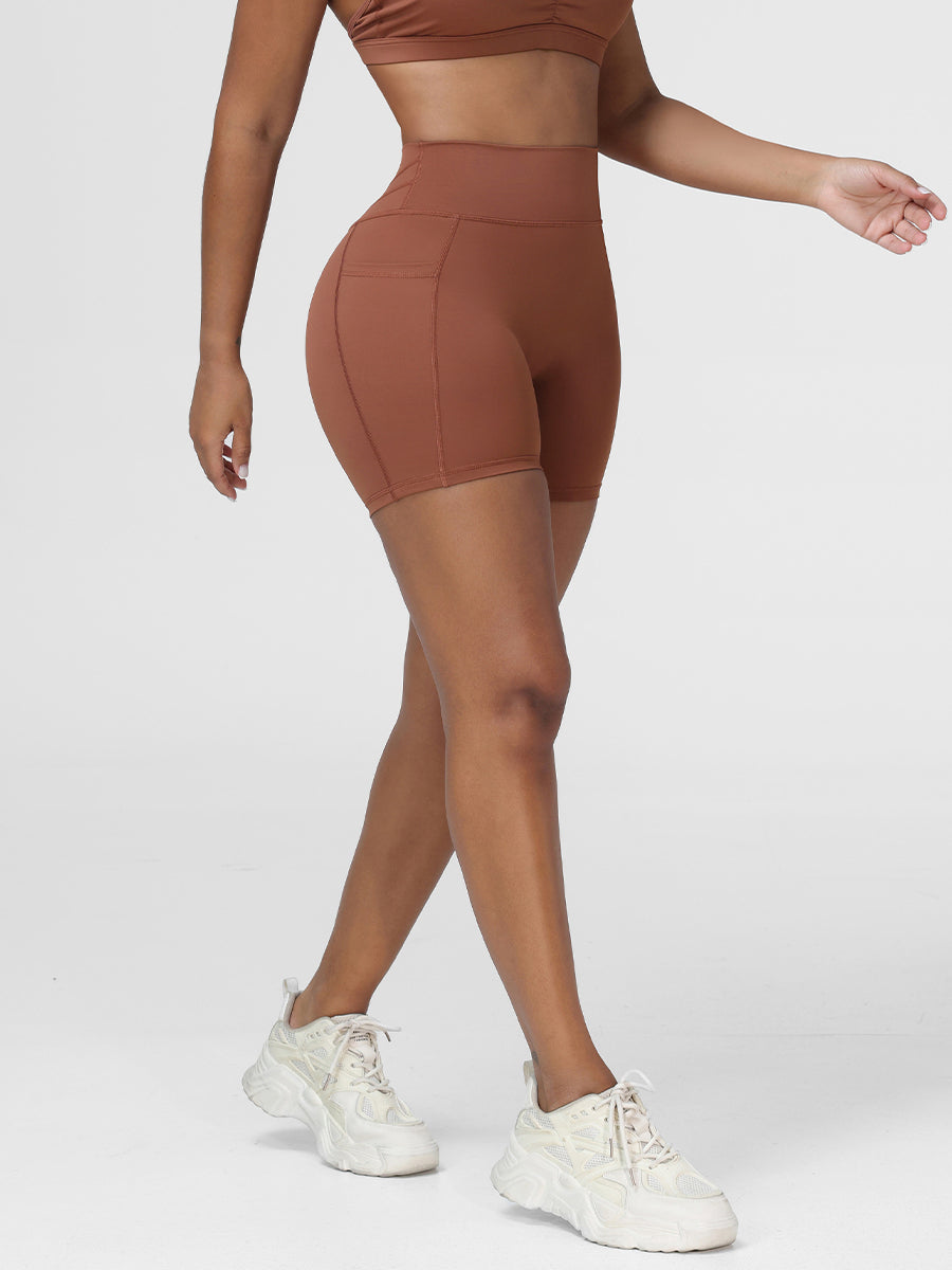 High-Rise Pockets Shorts