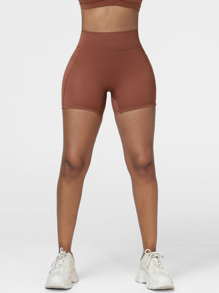 High-Rise Pockets Shorts